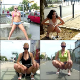 A hilarious video from Europe featuring girls who have absolutely no shame! They piss on the ground right in front of people walking by and stand around naked at crowded bus stops! See how the people react. 616MB, MP4 file. About 1.5 hours.